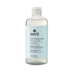 Avril Micellaire Eau - Eau Micellaire Douce Nettoyante et Démaquillante pour le Visage, 500ml - Soin Visage Bio
