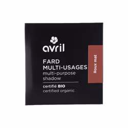 Avril - Fard Multi-Usages Certifié Bio - Roux Mat