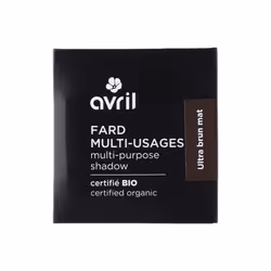 Avril - Fard Multi-Usages Certifié Bio - Ultra Brun Mat