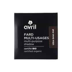 Avril - Fard Multi-Usages Certifié Bio - Ultra Brun Mat