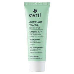 AVRIL Gommage Visage Doux Exfoliant 50ml - Soin Visage Purifiant pour une Peau Nette et Lisse - Cosmétique Bio