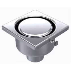 Siphon de sol Inox sortie verticale electropoli 100 mm inviolable - 1040F LimatecSiphon Limatec en acier inox EN 1.4301 100 x ...