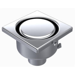 Limatec - Siphon de sol Inox sortie verticale electropoli 100 mm inviolable - 1040F