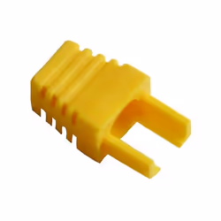 Neklan 1010856, Cable boot, Jaune, 10 pièce(s)