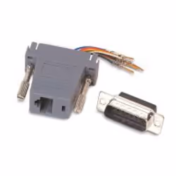 Neklan 1070196, DB9, RJ-45, Gris
