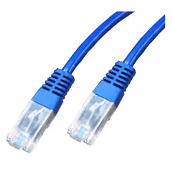 Neklan Cordon Cat 5e UTP Bleu - 3 m, 3 m, Cat5e, U/UTP (UTP), RJ-45, RJ-45