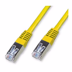 Neklan Cordon Cat 5e FTP Jaune - 5 m, 5 m, Cat5e, F/UTP (FTP), RJ-45, RJ-45