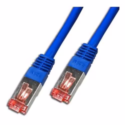 Neklan Cordon Cat 6 SSTP Blanc LSOH - 0.5 m, 0,5 m, Cat6, S/FTP (S-STP), RJ-45, RJ-45