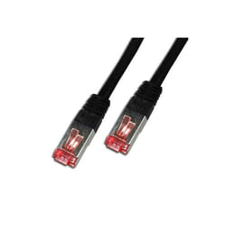 Neklan Cat 6 SSTP - 1m câble de réseau Noir Cat6 S/FTP (S-STP)