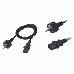 Neklan 1.8m Power cable, 1,8 m, Coupleur C13