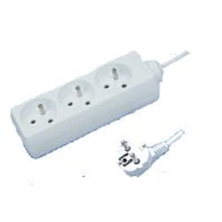 Neklan 1.5m Power Extension multiprise 1,5 m 3 sortie(s) CA Blanc