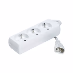 Neklan 1.2m Power Extension, 1,2 m, Blanc, 3 sortie(s) CA, 250 V, 16 A