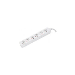 Neklan 2020673 multiprise 1,5 m 6 sortie(s) CA Blanc