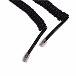 Neklan 0.6m Telephony Cable, 0,6 m, RJ-9, RJ-9, Noir, Mâle, Mâle