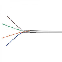 Neklan Câble FTP monobrin Cat 5e Gris - 305 m
