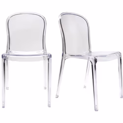 Ligne classique, matériau moderne... Les chaises THALYSSE mix les styles avec brio ! Conçues en polycarbonate , ces chaises t ...