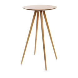 Table de bar ronde scandinave bois L60 cm NORDECO