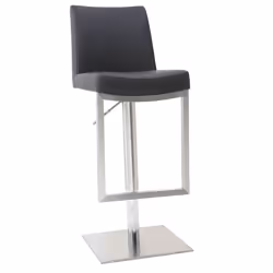 Tabouret de bar design noir KYLE