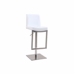 Tabouret de bar design blanc KYLE