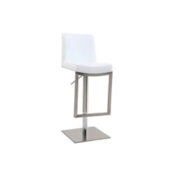 Tabouret de bar design blanc KYLE