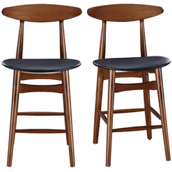 Créez une ambiance vintage dans votre cuisine avec ces tabourets de bar WALFORD . Avec une hauteur d'assise de 65 cm, ces tab ...