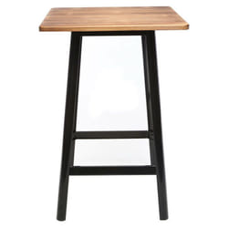 Table de bar design noire L70 cm JONES