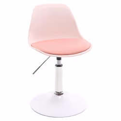 Chaise de bureau design enfant rose STEEVY