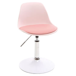 Chaise de bureau design enfant rose STEEVY
