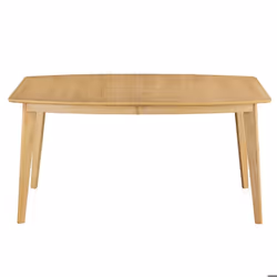 Table à manger extensible scandinave en bois clair L150-200 LEENA