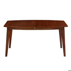 Table à manger extensible scandinave noyer L150-200 cm LEENA