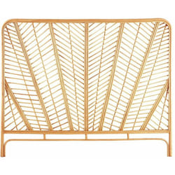 Tête de lit en rotin L162 cm galon