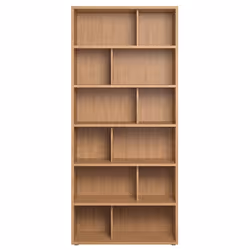 Bibliothèque design finition bois clair chêne L92 cm EPURE
