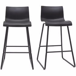 Donnez à l'espace repas un style design et chic avec les tabourets de bar noirs ONA ! Le noir est une couleur appréciée en dé ...