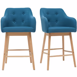 Retrouvez le confort d'un véritable fauteuil dans une version tabouret de bar étonnante ! Avec leur forme englobante, les cha ...