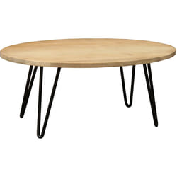 Table basse ovale bois manguier massif  L100 cm VIBES