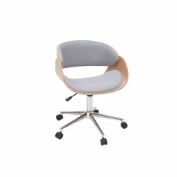 Beaucoup de style pour cette chaise de bureau pivotante BENT ! Les fauteuils de bureau privilégient souvent le confort au dét ...