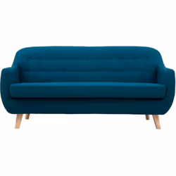 Avec son superbe jeu de formes, ce canapé 3 places YNOK revisite à sa manière les années 50 et le style scandinave ! Dossier  ...