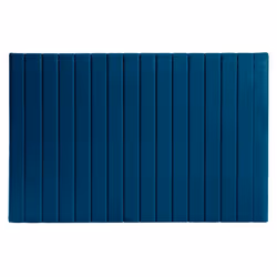Tête de lit en tissu velours bleu foncé L170 cm NEHA