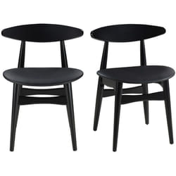 Chaises design noires (lot de 2) WALFORD