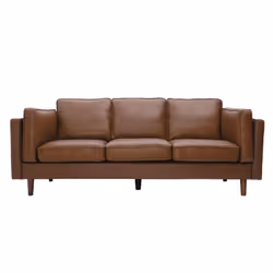 Un style vintage résolument chic : découvrez le canapé en cuir BRADLEY ! Ce canapé 3 places est la synthèse parfaite de l'élé ...