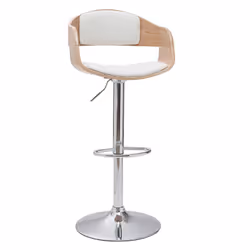 Le tabouret de bar EUSTACHE se distingue par son design aérien tout en courbes ! Entre héritage scandinave et langage contemp ...