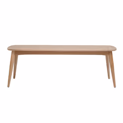 Banc scandinave bois clair L130 cm NORDECO