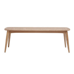 Banc scandinave bois clair L130 cm NORDECO