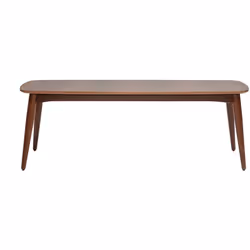 Le banc NORDECO , un bel hommage au design scandinave des années 70. Du bois foncé associé à un design pur, un brin rétro : v ...