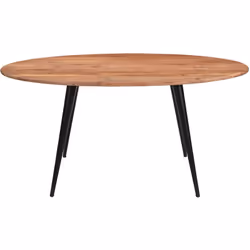 Le charme de l'authentique s'invite à table ! La table OBALI est une pièce artisanale, à la beauté authentique. Avec ses dime ...