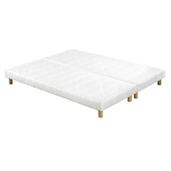 Sommiers tapissiers blancs 80x200 cm (lot de 2) JAMI - 80 x 200 cm
