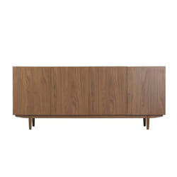 Buffet vintage en bois foncé 4 portes L180 cm SANAA