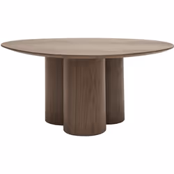 Table basse design bois foncé noyer L78 cm HOLLEN
