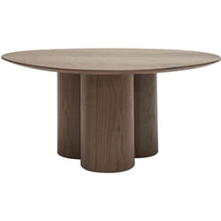 Table basse design bois foncé noyer L78 cm HOLLEN