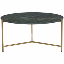 Le marbre est un matériau noble apprécié pour son raffinement et ses nervures uniques. La table basse SILLON l'associe à un m ...